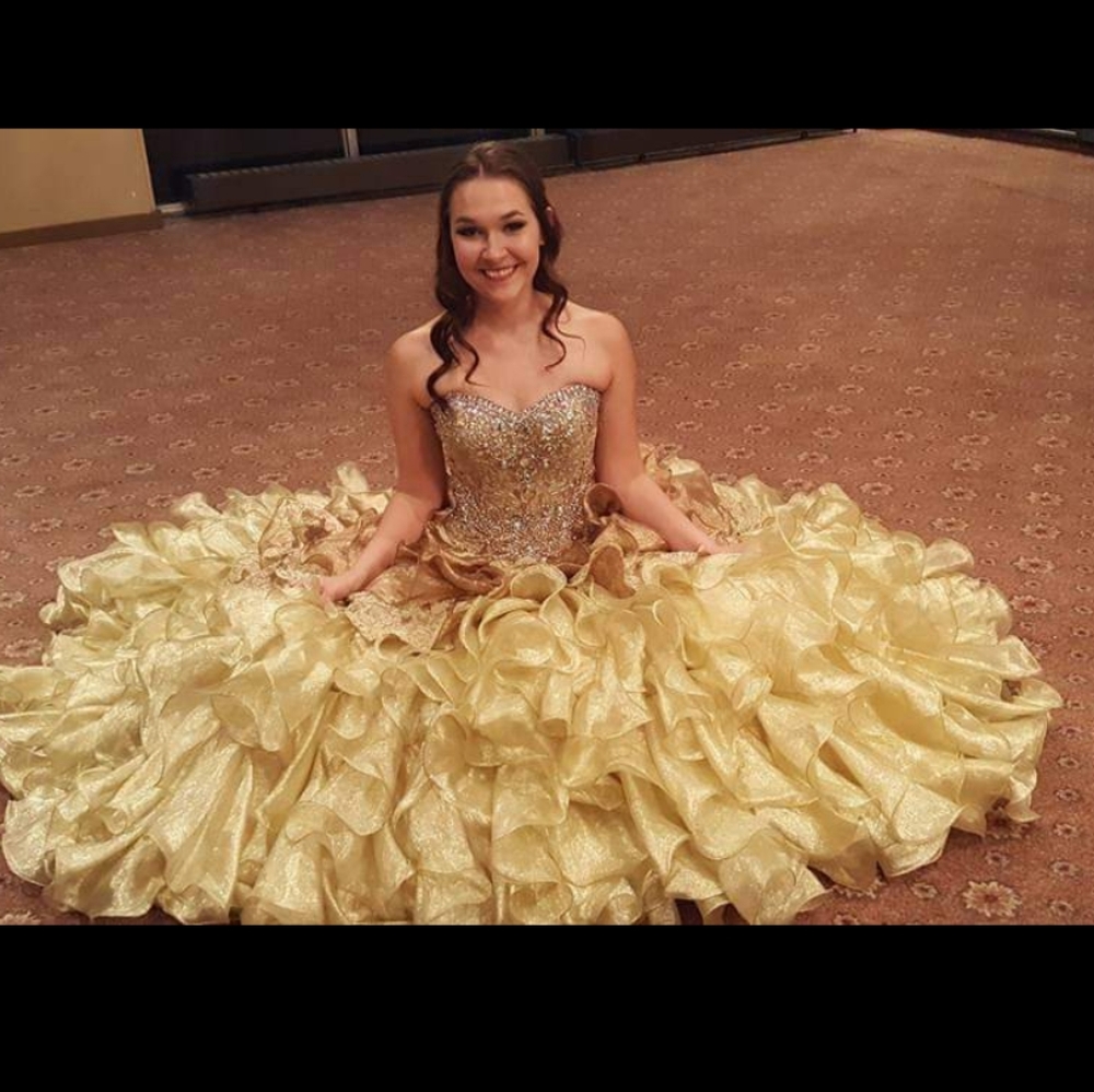"Belle" prom dress